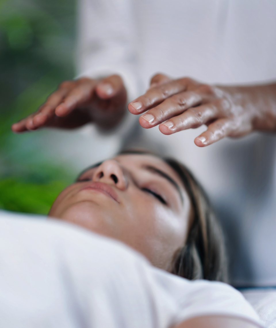 Reiki Healing Session With Teenage Girl